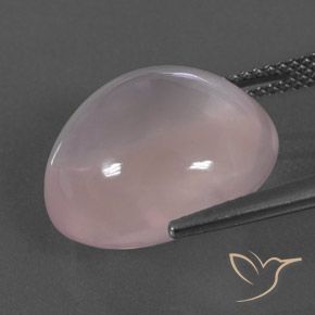 Quartzo Rosa Rosa Claro Rosa Natural 14.50ct, Corte Oval, Transparente