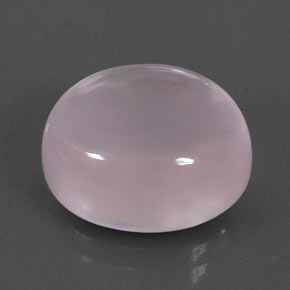 Quartzo rosa rosa natural 10,27ct, corte oval, transparente