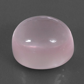 Quartzo rosa rosa natural 13,17ct, corte oval, transparente