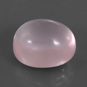 Quartzo rosa rosa natural 11,24ct, corte oval, transparente