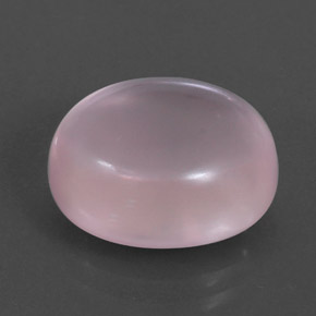 Quartzo rosa rosa natural 9,67ct, corte oval, transparente