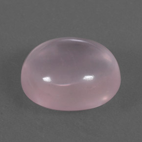 Quartzo rosa rosa natural 9,36ct, corte oval, transparente