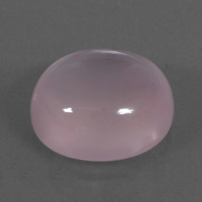 Quartzo rosa rosa natural 9,83ct, corte oval, transparente