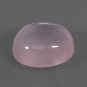 Quartzo rosa rosa natural 9,54ct, corte oval, transparente