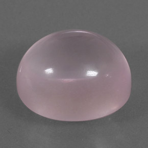 Quartzo rosa rosa natural 11,20ct, corte oval, transparente