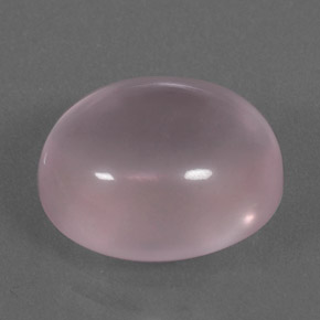 Quartzo rosa rosa natural 9,42ct, corte oval, transparente