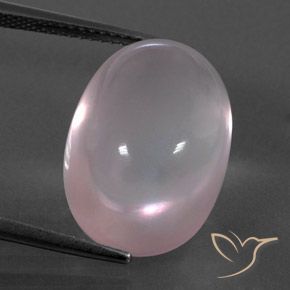 18.64ct Natural Coral Rosa Quartzo Rosa, oval, Transparente