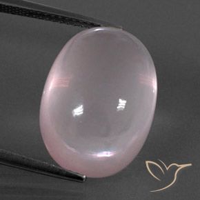 17.04ct Natural Luz rosa Quartzo Rosa, oval, Transparente