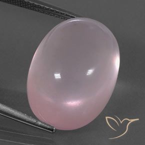 19.79ct Natural Luz rosa Quartzo Rosa, oval, Transparente