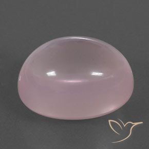 Quartzo Rosa Luz rosa Natural 19.79ct, oval, Transparente