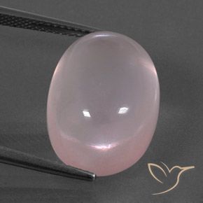 17.61ct Natural Coral Rosa Quartzo Rosa, oval, Transparente