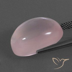 Quartzo Rosa Coral Rosa Natural 17.61ct, oval, Transparente