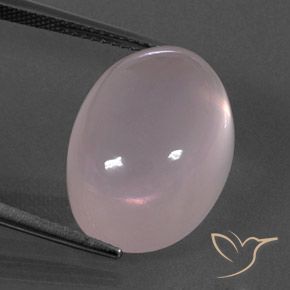 18.58ct Natural rosa rosa Quartzo Rosa, oval, Transparente