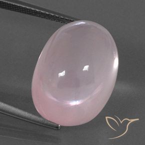 21.41ct Natural Coral Rosa Quartzo Rosa, oval, Transparente