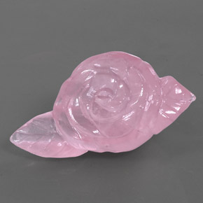 Quartzo rosa rosa natural 146,40ct, forma extravagante, transparente
