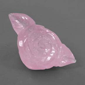 Quartzo rosa rosa natural 146,40ct, forma extravagante, transparente