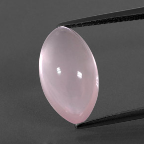 Quartzo rosa rosa natural 6,97ct, marquise, transparente