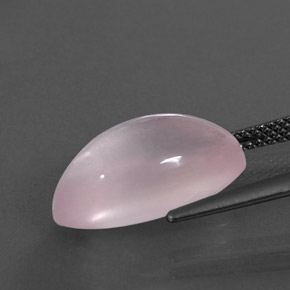 Quartzo rosa rosa natural 6,97ct, marquise, transparente