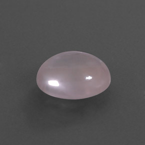 Quartzo rosa rosa natural 4,77ct, corte oval, transparente