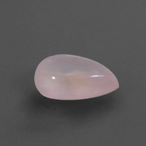Quartzo Rosa Rosa Natural 4.66ct, Formato de pêra, Transparente