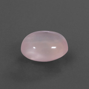 Quartzo rosa rosa natural 5,53ct, corte oval, transparente