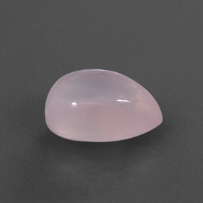 Quartzo rosa rosa natural 5,91ct, formato de pêra, transparente