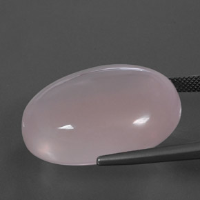 Quartzo Rosa Luz rosa Natural 57.21ct, Corte Oval, Transparente