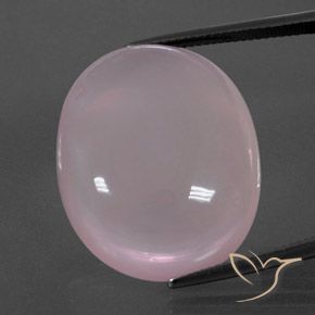 47.87ct Natural Coral Rosa Quartzo Rosa, oval, Transparente