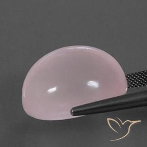 Quartzo Rosa Luz rosa Natural 47.24ct, oval, Transparente