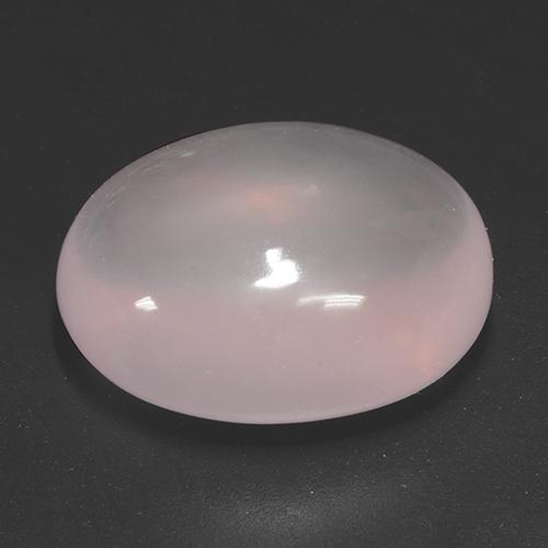 Quartzo rosa rosa natural 51,22ct, corte oval, transparente