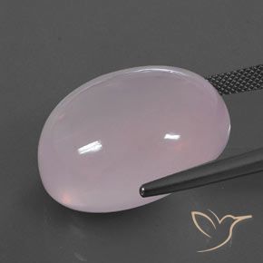 Quartzo Rosa Rosa chiclete Natural 52.78ct, oval, Transparente