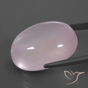 Quartzo Rosa Luz rosa Natural 63.54ct, oval, Transparente