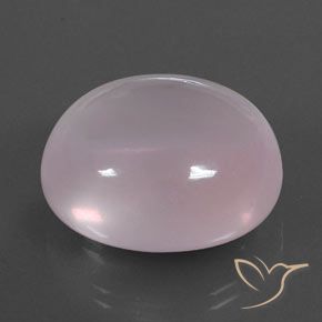 Quartzo Rosa Luz rosa Natural 48.72ct, oval, Transparente