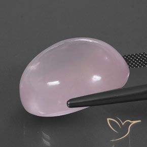 Quartzo Rosa Luz rosa Natural 48.72ct, oval, Transparente