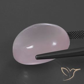 Quartzo Rosa Rosa chiclete Natural 38.70ct, oval, Transparente