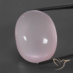59.07ct Natural Luz rosa Quartzo Rosa, oval, Transparente