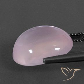Quartzo Rosa Rosa chiclete Natural 19.81ct, oval, Transparente