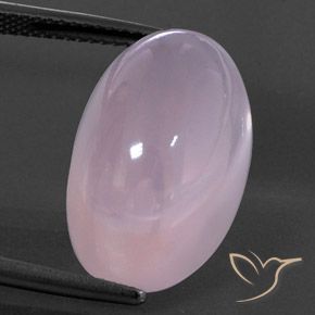 22.00ct Natural Rosa Cereja Claro Quartzo Rosa, oval, Transparente