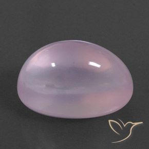 Quartzo Rosa Rosa Cereja Claro Natural 22.00ct, oval, Transparente