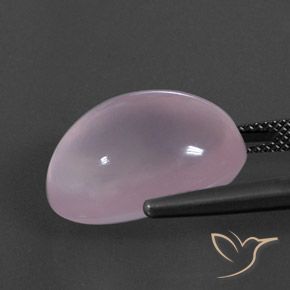 Quartzo Rosa Luz rosa Natural 16.48ct, oval, Transparente