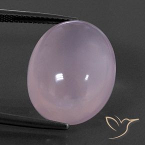 20.05ct Natural Rosa Cereja Claro Quartzo Rosa, oval, Transparente