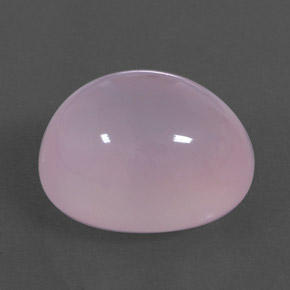 Quartzo rosa rosa natural 24,20ct, corte oval, transparente