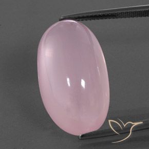 27.89ct Natural rosa rosa médio Quartzo Rosa, oval, Transparente/Translúcido