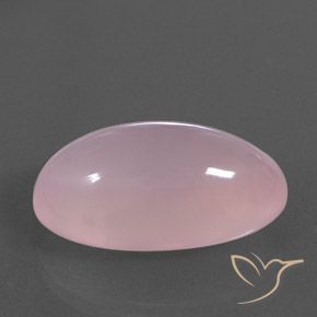 Quartzo Rosa rosa rosa médio Natural 27.89ct, oval, Transparente/Translúcido