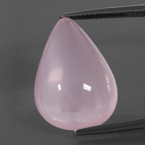 Quartzo rosa rosa natural 15,56ct, transparente, transparente/translúcido
