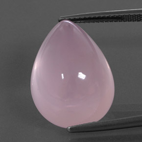 Quartzo rosa rosa natural 22,68ct, transparente, transparente/translúcido