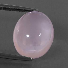 Quartzo rosa rosa natural 12,57ct, transparente, transparente/translúcido
