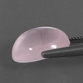 Quartzo rosa rosa natural 12,57ct, transparente, transparente/translúcido