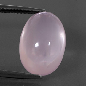 Quartzo rosa rosa natural 12,85ct, transparente, transparente/translúcido