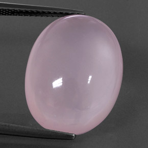 Quartzo rosa rosa natural 16,82ct, transparente, transparente/translúcido